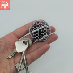 Beehive Keyring 3D Printer Model