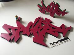 “Tagsy” – Graffitti By Causeturk 3D Printer Model