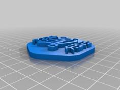 Best Dad Ever Fondant Stamp 3D Printer Model