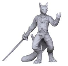 Tabaxi Duellist (rework Of PollyGrimms Model) 3D Printer Model