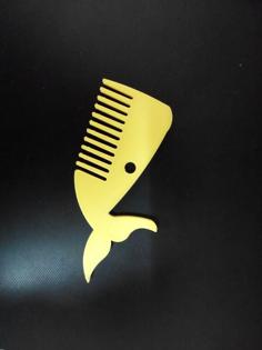 Whale Comb 3D Printer Model