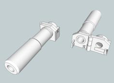 Foldable Suppressor – Airsoft 3D Printer Model