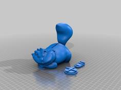 Cheshire Cat Bank 3D Printer Model