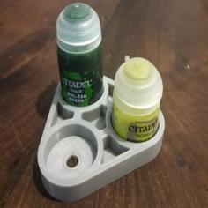 Paint Bottle Holder 3D Printer Model