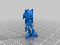 Sonic The Hedgehog Sculpt (21mb) 3D Printer Model