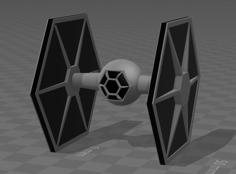 TIE Fighter Minimalist 3D Printer Model