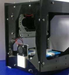 Fan Mount For NEJE Laser Engraver 3D Printer Model