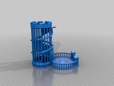 Dice Tower With Cobra 3D Printer Model