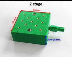 Orthogonal Printed Linear Stage 3D Printer Model