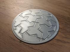 Einstein Aperiodic Monotile Drink Coaster 3D Printer Model