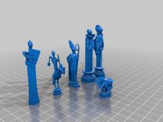 Wizard Chess 3D Printer Model