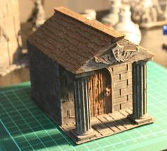 Mausoleum – Graveyard Themed Set For Dungeons And Dragons, Warhammer Of Tabletop Fantasy Games. 3D Printer Model