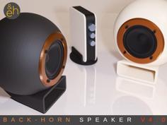 Back Horn Speaker V4.0 3D Printer Model