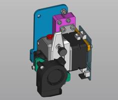 Artillery Sidewinder X1 All-Metal Aero BMG Mount 3D Printer Model