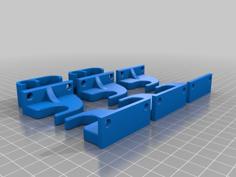 Dryer Hooks Wallmount 3D Printer Model