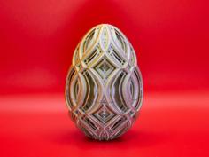 Wavy Kaleidoscope Easter Egg 3D Printer Model