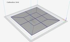 Level Calibration Grid 3D Printer Model