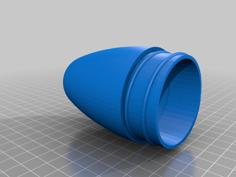 9mm Bullet Gear Knob 3D Printer Model