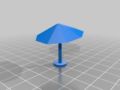 Dioramas Elements (Garden Umbrella) 3D Printer Model