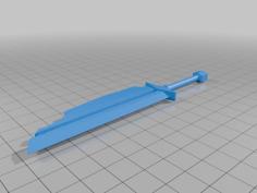 Fork Claymore For Frame Arms 3D Printer Model