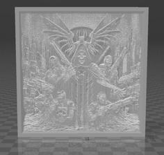 Quae Eveniunt In Catalaunia Xadamai’s Album Cover Litophane 3D Printer Model