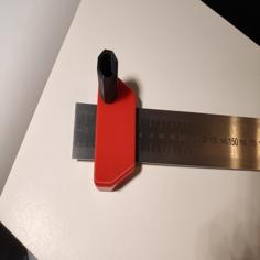 Ruler Stop 3D Printer Model