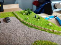 Scale N, 1:160, Pasture Fence 3D Printer Model