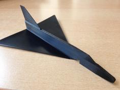 One Piece Airplane: F106 Delta Wing 3D Printer Model