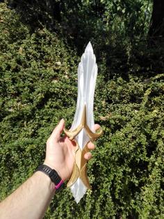 Skyrim Glass Dagger , 3d Printable Version For Cosplay And Props 3D Printer Model