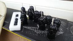 Lord Vader Statue On Postument For Molding / Candle 3D Printer Model