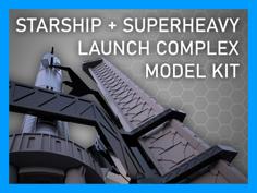 The Ultimate 1:200 Starship Launch Complex Set 3D Printer Model