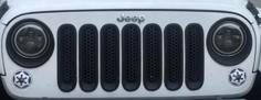 Star Wars Imperial Cog Blinker And Fog Light Grilles For Jeep Wrangler 3D Printer Model