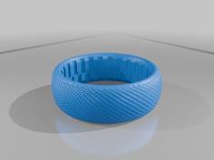 Flexible Ring With Airflow 3D Printer Model