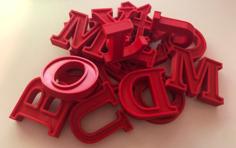 Alphabet For Kids 3D Printer Model