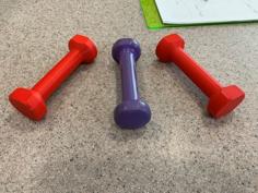 Kid Dumbbell 3D Printer Model