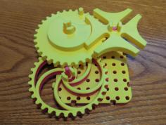 Geneva Drive For Sam’s Gears 3D Printer Model