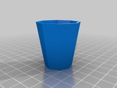 Octagonal Shot Glass 3D Printer Model