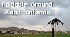 Foldable Ground Plane Antenna 3D Printer Model