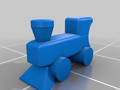 Monopoly Train Token 3D Printer Model