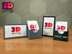 Card Display 3D Printer Model