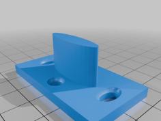 Sliding Door Floor Guide 3D Printer Model