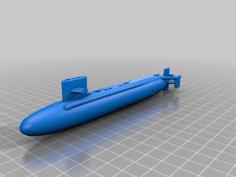 Sturgeon Class Submarine (Simplified) 3D Printer Model