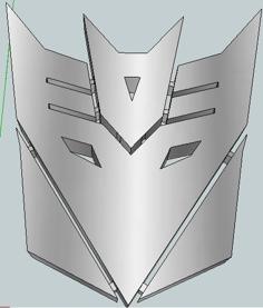 Decepticon Face 3D Printer Model