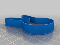 Bunny Ears Cookie Cutter 3D Printer Model