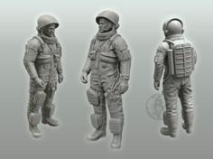 Advanced Crew Escape Suit (Pumpkin Suit) 3D Printer Model