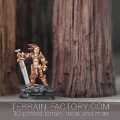 Great Tree – Sample – Wargame Terrain Legion RPG Hi Fidelity 3D Printer Model