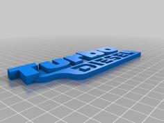 Turbo Diesel Emblem 3D Printer Model