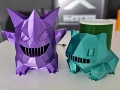 Pokemon Air Coolers – Gengar + Bulbasaur 3D Printer Model