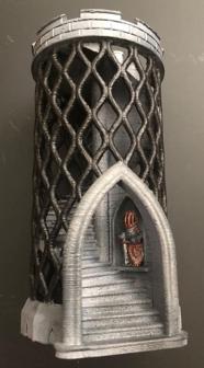 Dice Tower – Wrought Iron Lattice – No Supports 3D Printer Model