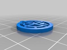 Geocaching Chip 3D Printer Model